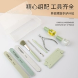 Отшелушивающий набор маникюрных инструментов для маникюра, лечебный профессиональный ткань для полировки