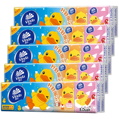 B.Duck, носовой платок, бумажные салфетки для домашнего использования, 3 шт