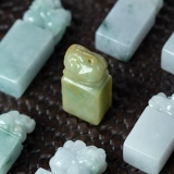 善琏湖笔 Изумрудная печать одинокая клейкая бингя золотая пустая живопись, живопись и каллиграфия графическая живопись, патриотические прорывные главы цитата