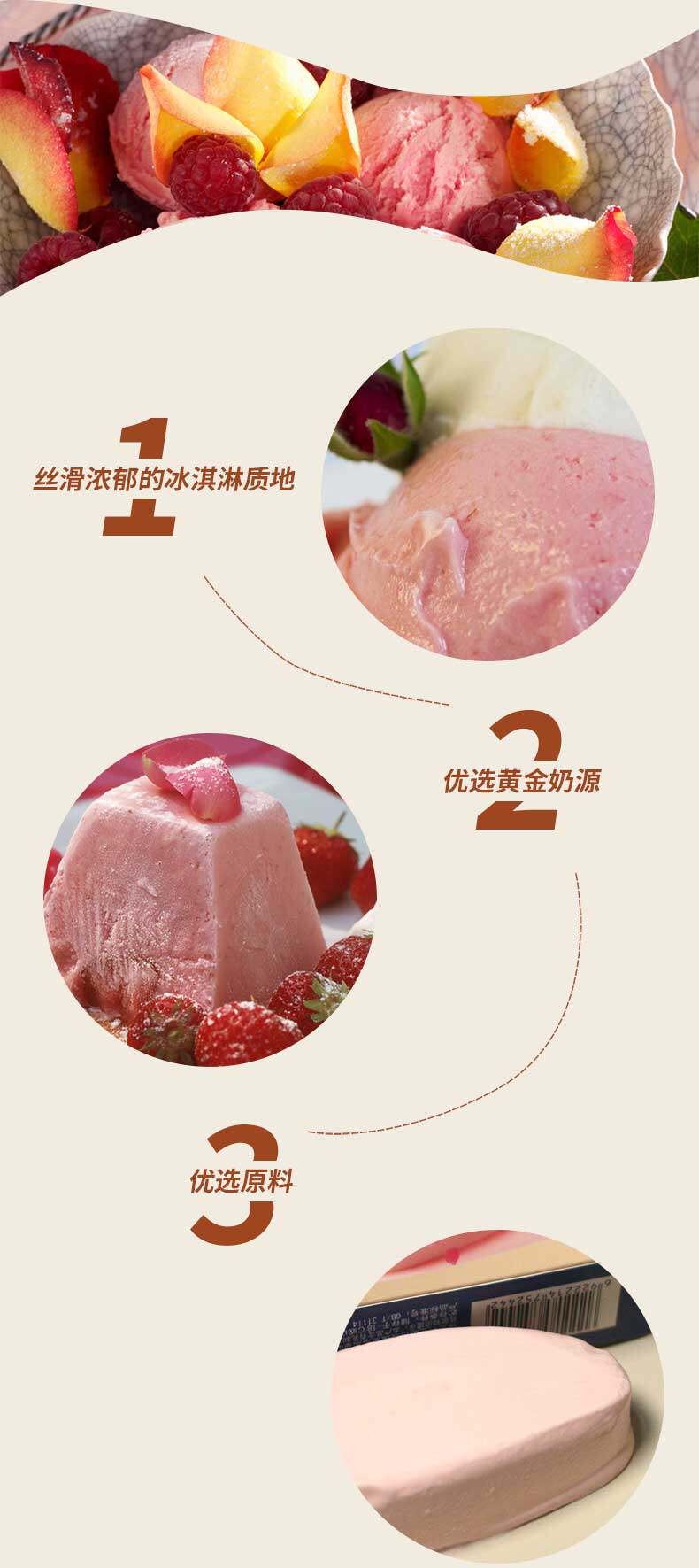 光明 莫斯利安 网红酸奶冰淇淋 10支 图4