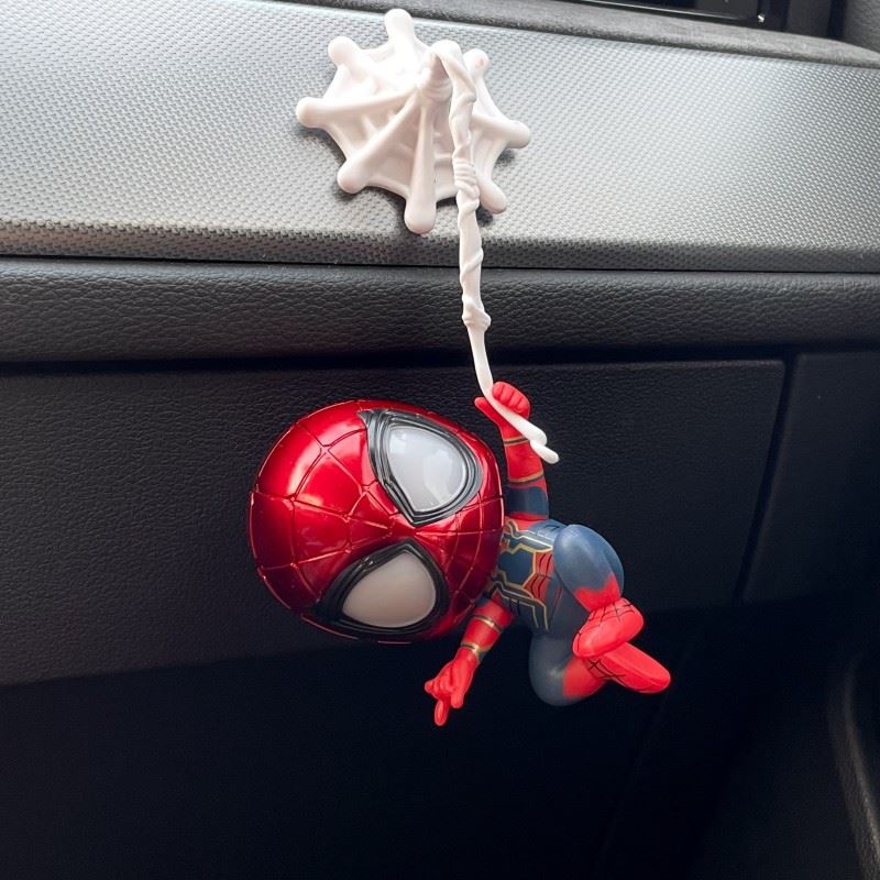 Battery Electric Vehicle Motorcycle Decoration Small Accessories Pendant Ornament Doll Plush Q-Version Cute Spider-Man Battery Electric Vehicle Motorcycle Decoration Small Accessories Pendant Ornament Doll Plush Q-Version Cute Spider-Man