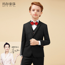 Childrens suit boy gown suit Inleng Wind Jane Joshua Fancy Boy Little Host Piano Show Suit Suit
