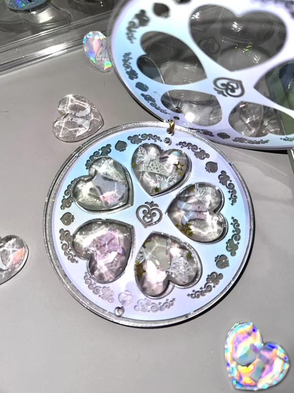 First Edition Agent, Wonderful Melody Fan-Made Lingshi Yuandian Valley Mei Acrylic Three-Layer Pendant, Semi-Transparent at the Bottom First Edition Agent, Wonderful Melody Fan-Made Lingshi Yuandian Valley Mei Acrylic Three-Layer Pendant, Semi-Transparent at the Bottom