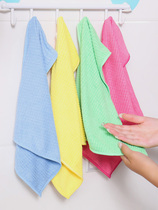 Square rag cloth water absorption does not drop the hair dish cloth wipe the table cloth large housework cleaning towel