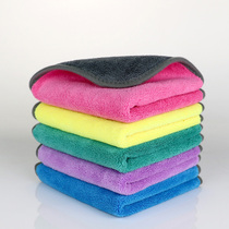Kitchen rag thickened housework cleaning cloth absorbent dishwashing towel is not easy to lose hair household is not easy to dip dishwashing cloth