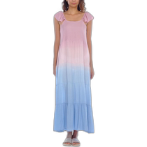 Raviya Womens Ombre Beach Blouse - Lilac Ombre (American Outlet) Straight Hair