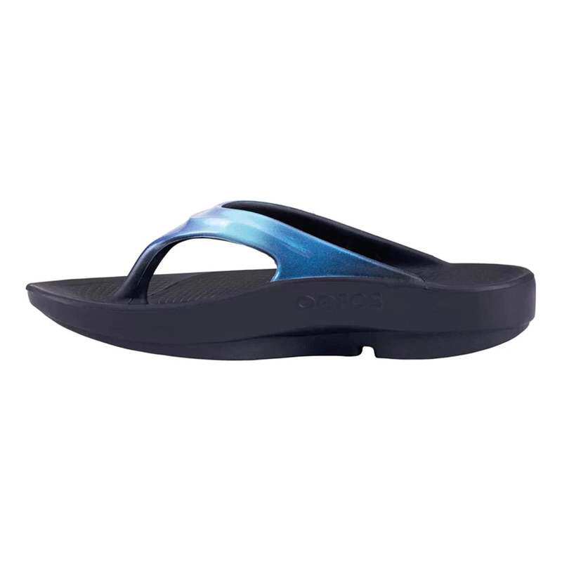 товар из китая 自营women's oofos oolala luxe 1401-atlantis blue slip on rec