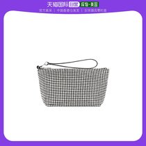 Hong Kong straight hair Alexander Wang HEIRESS series water drill zipper hand grab bag 4CC3212053