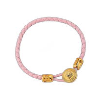 (Direct mail from the United States) versace universal bracelet Versace braided bracelet gold leather bracelet