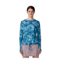 US Direct Mail Mountain Hardwear Plus Size Crater Lake™ Long Sleeve Hoodie Wave