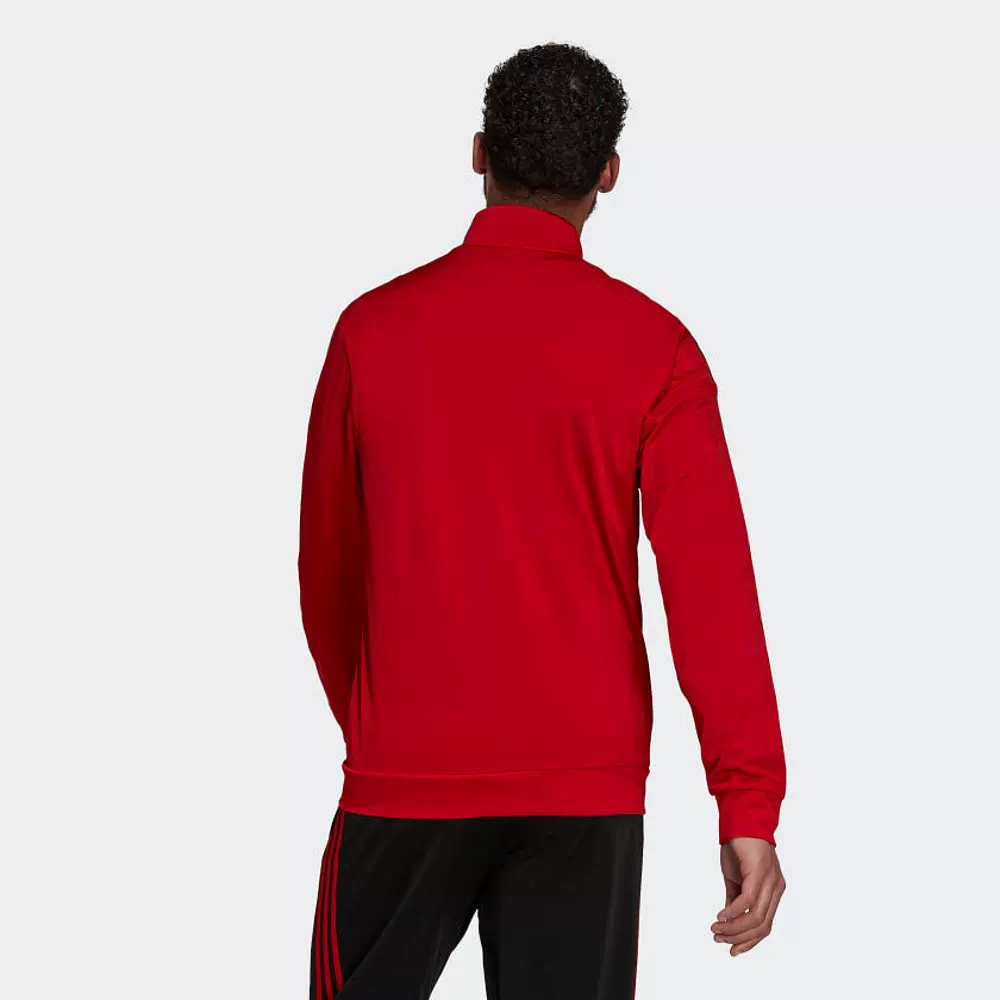 [Мужская куртка-трансляционная adidas Essentials Warm-Up 3-Stripes Track Jacket - leg]