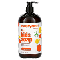Hong Kong Straight Hair Everyone 3 in 1 Kids Soap Orange Scent 32 fl oz(946