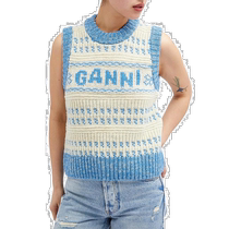 (Direct mail from the United States) ganni womens knitted vest and vest
