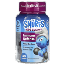 Hong Kong Direct Fat The Smurfs Children Soft Sugar Pulp Fruit Taste Organism resistant to Defensive Nutrition 40 grains