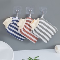 Powerful scrub back artifact Korean bath towel double-sided gloves back muddy bath for men and women bath brush GA