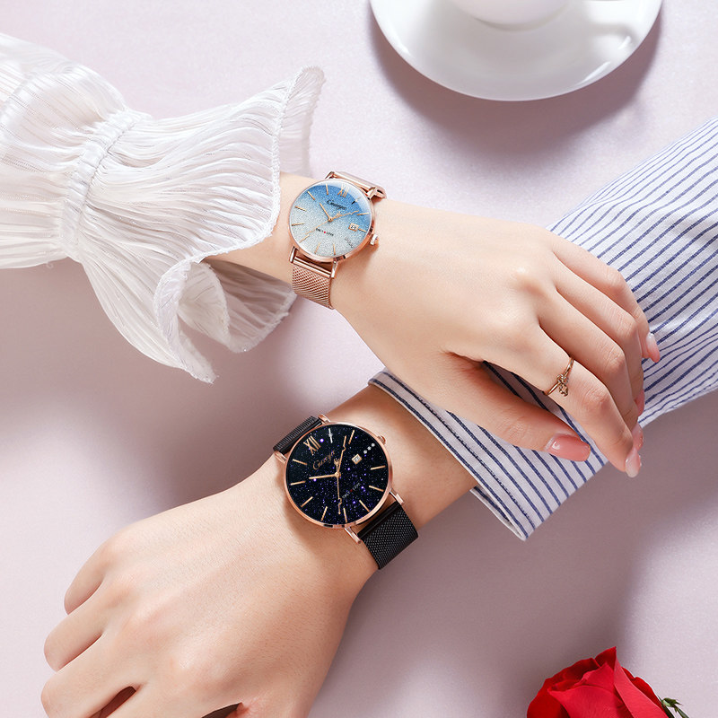 Top ten new couple watches a pair of men and women Armani brand Swiss mechanical famous brand arrow through the heart pointer