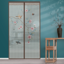 Mosquito-proof door curtain magic adhesive magnetic self-suction window screen for curtain summer Chinese anti-fly anti-punch and cut-free partition curtain yarn curtain