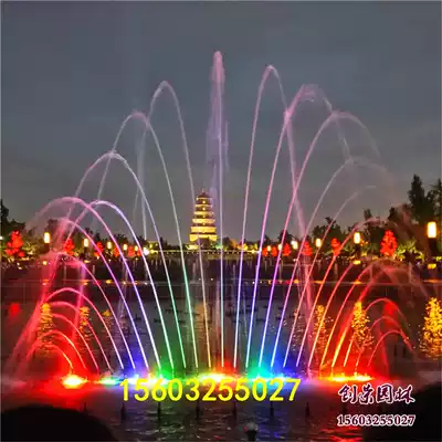 Fountain design and construction floating fountain river and lake large music fountain production fountain equipment manufacturer