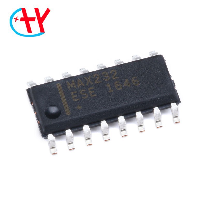 MAXIM/MAX232ESE+T SOIC-16 芯片 RS232 收发器 工业级