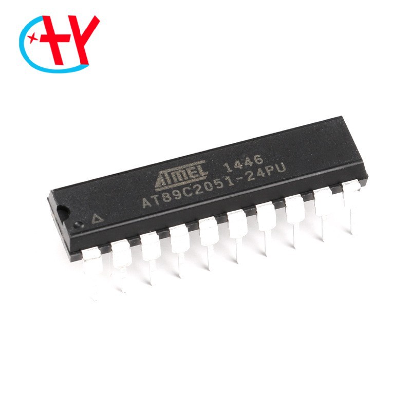 原装正品 直插 AT89C2051-24PU 8位微控制器 8051 2K闪存 DIP-20