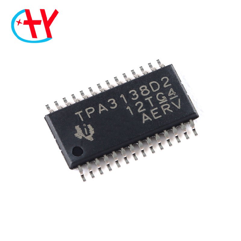 原装正品 TPA3138D2PWPR HTSSOP-28 单声道D类音频放大器IC芯片
