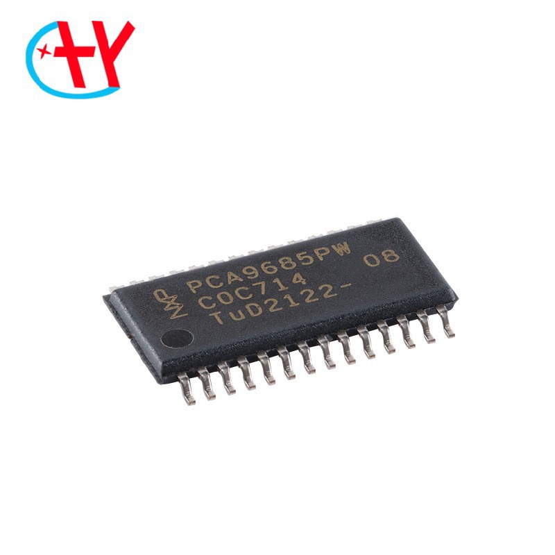 原装正品 PCA9685PW,118 TSSOP-28 I2C 5V电压源LED控制器芯片