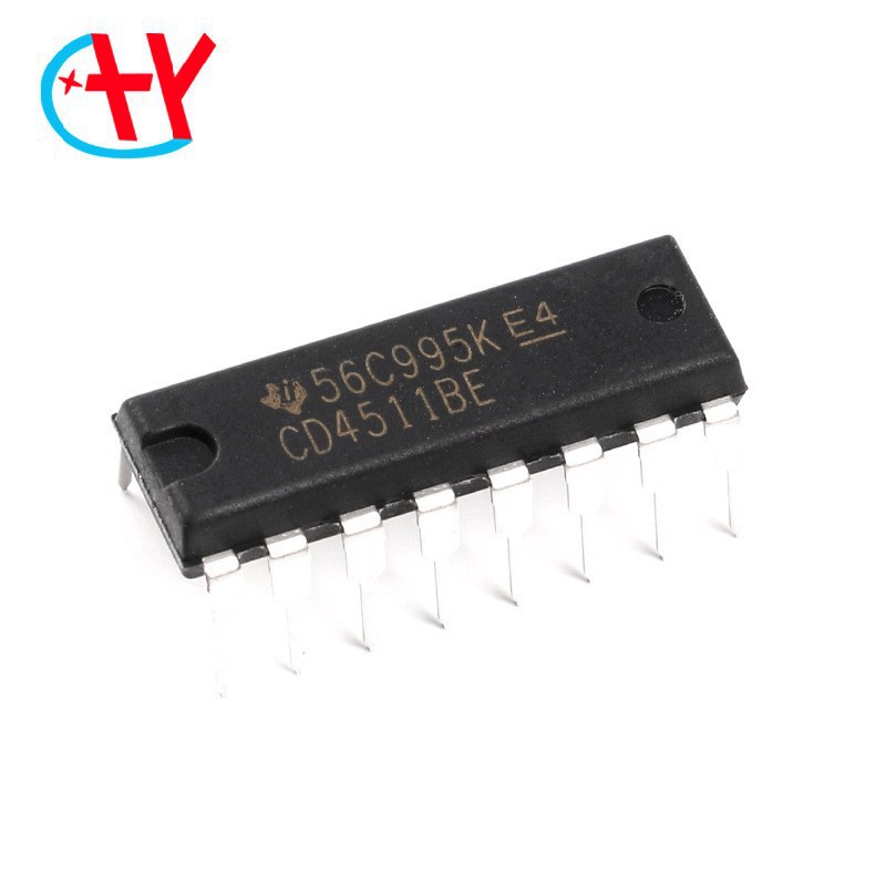 原装正品 直插 CD4511BE DIP-16 4000系列CMOS逻辑器件芯片