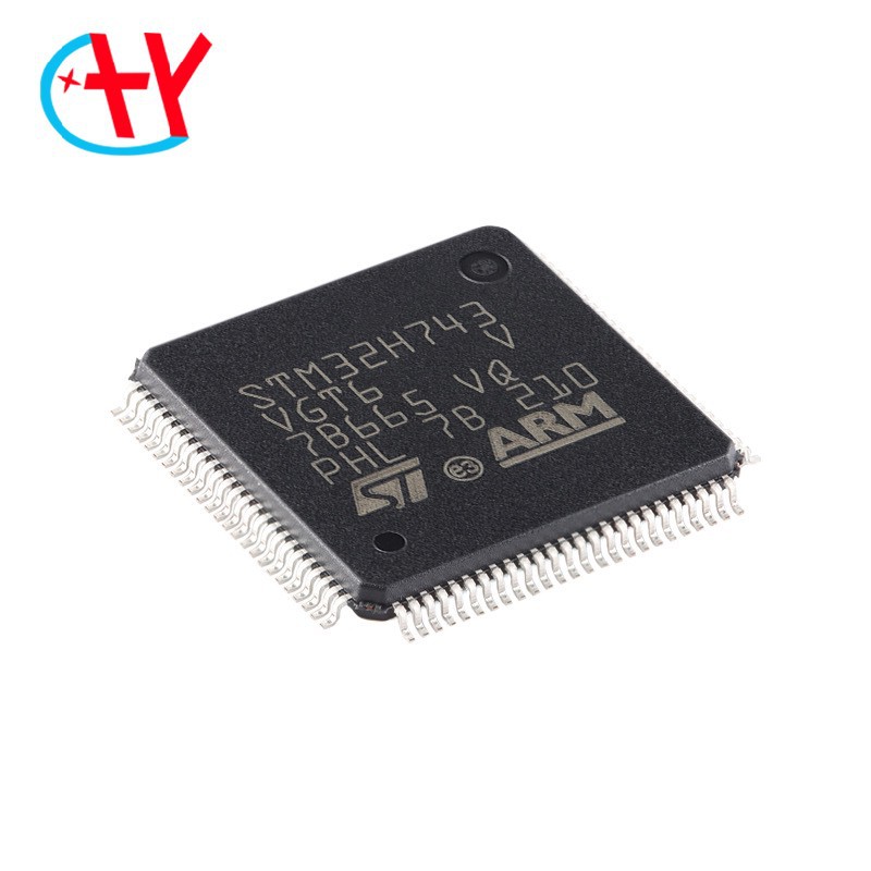 原装 STM32H743VGT6 LQFP-100 ARM Cortex-M7 32位微控制器-MCU