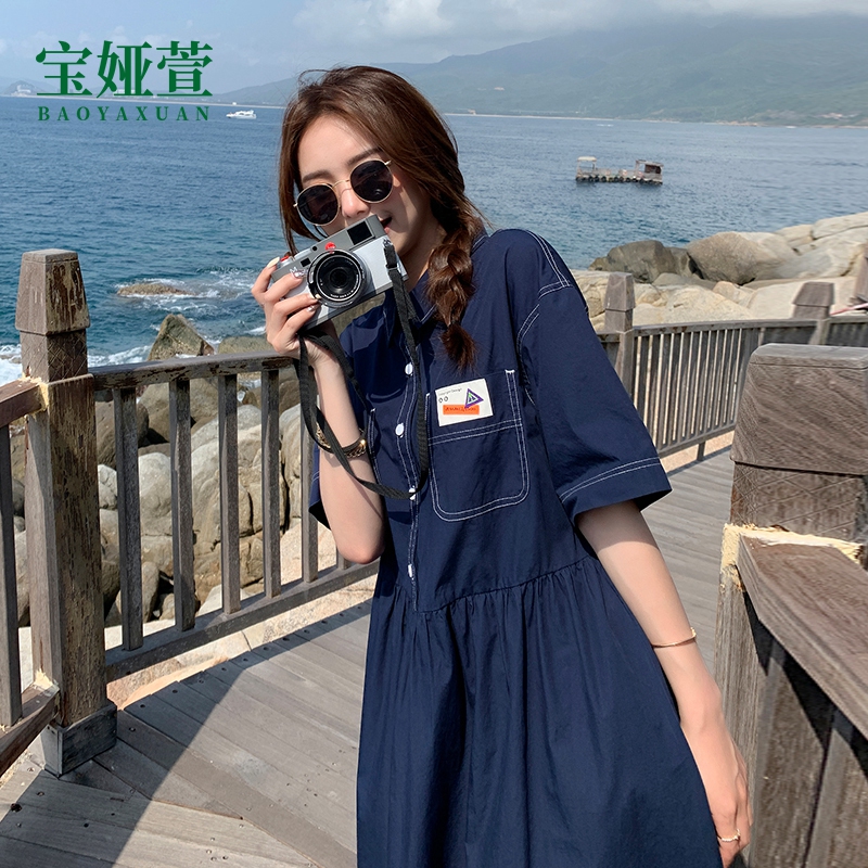 Maternity clothing autumn 2022 new pregnant women breastfeeding dress pregnant mother autumn clothing large size loose fashion skirt