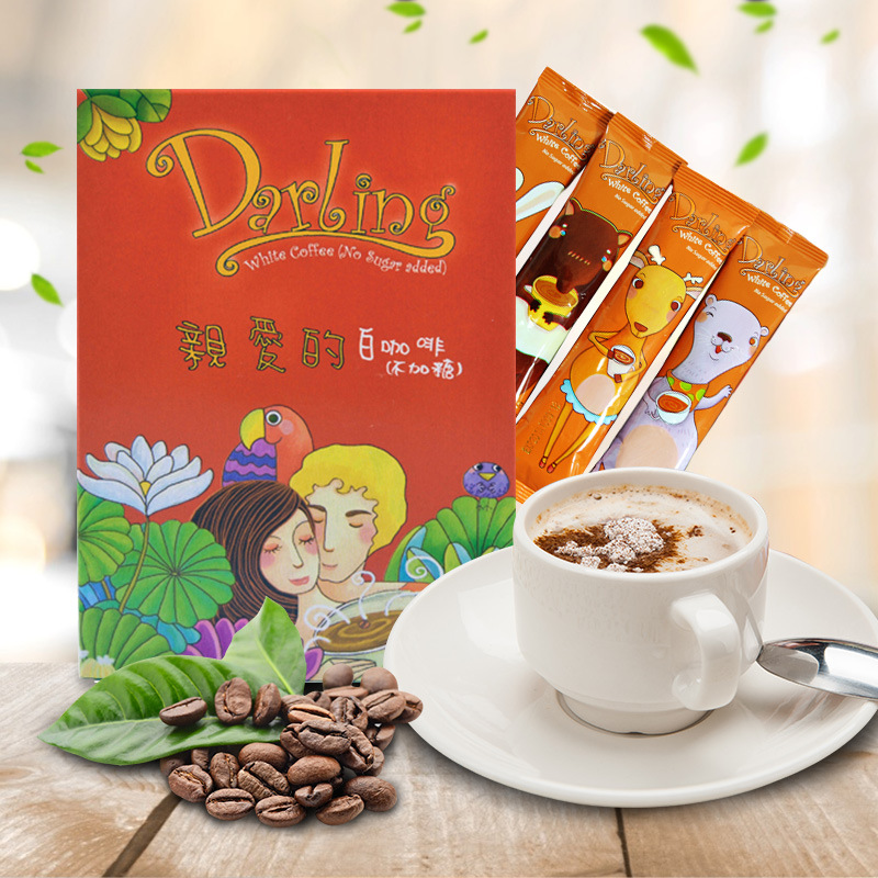 5 Boxes Darling Malaysia Imports Dellin Dell' Honey White Coffee No Added Sugar Two-in-one Instant Coffee