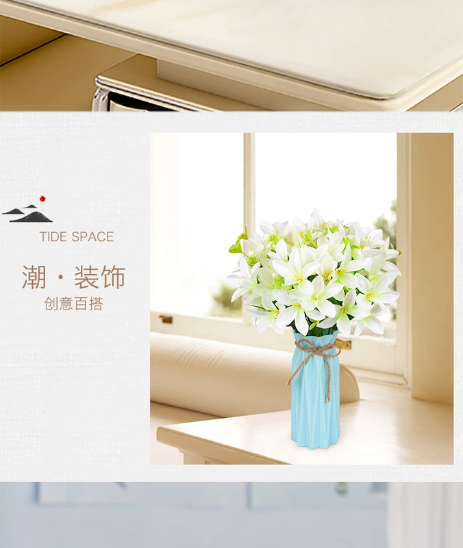 Gypsophila mô phỏng bó hoa khô giả hoa lớn bó phòng khách trang trí bàn ăn bàn cà phê đồ nội thất nhựa trang trí đạo cụ chụp - TV