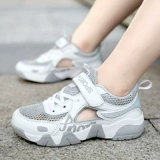 Детская сумка для мальчиков, летние сандалии, сетчатая дышащая детская спортивная обувь, подходит для подростков