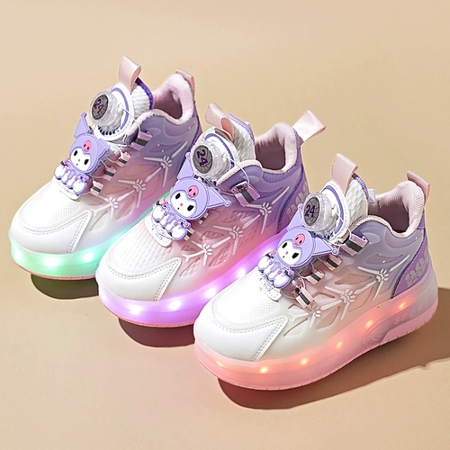 Девочки с двойным колесами обувь лето 2025 г. Новые детские куломи