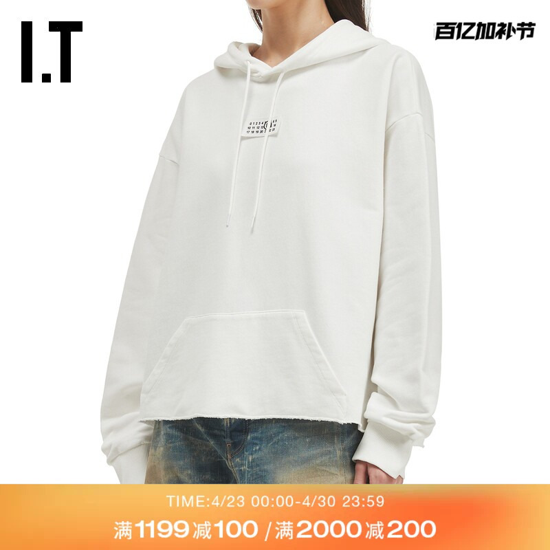 It Mm6 Maison Margiela Women's Hooded Sweatshirt New Casual Casual Hoodie 0234M2Xp