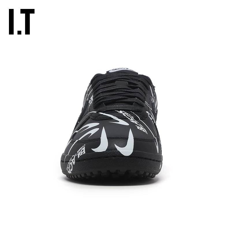 ИТ CDG COMME des GARCONS HOMME BLACK кроссовки низкие на шнуровке для пары и кроссовки
