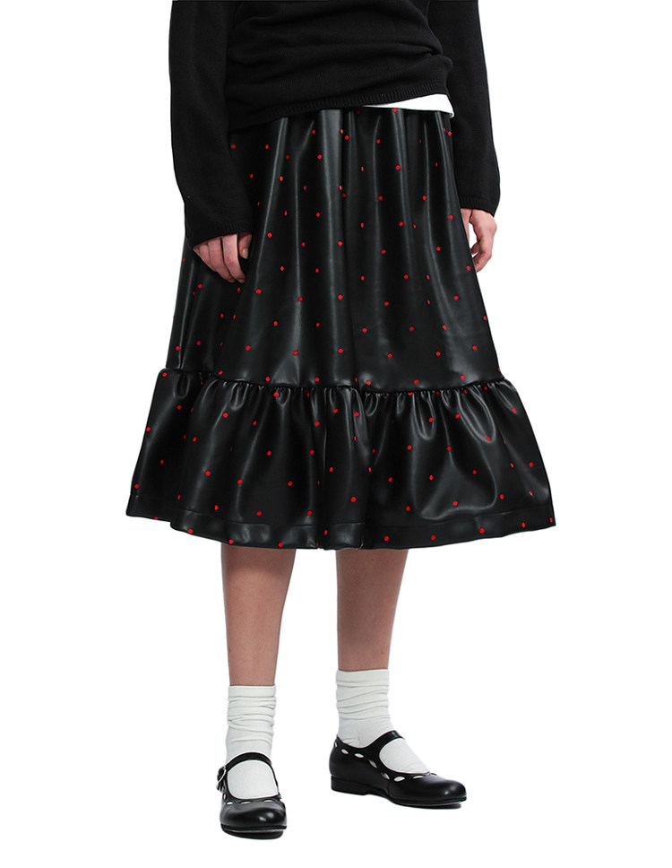 Туфли Мэри Джейн it cdg comme des garcons girl女款玛丽珍鞋复古镂空皮鞋平底鞋