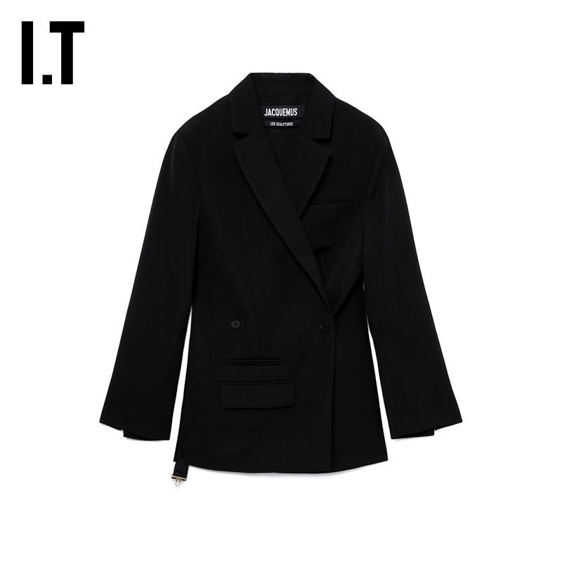 It Jacquemus Women's Suit Jacket New Stylish Two-Button Blazer 1Ja022Xm