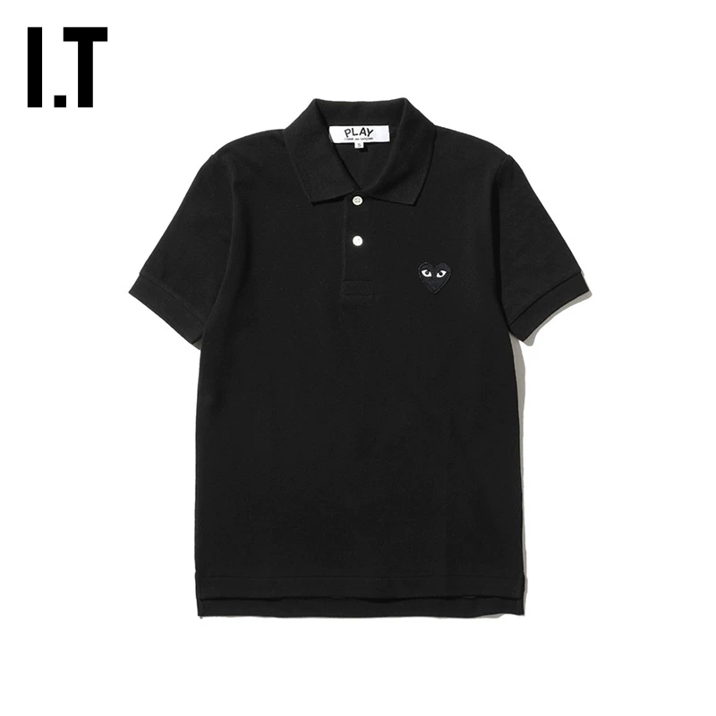 Поло женское IT CDG PLAY COMME des GARÇONS Rei Kawakubo с персонализированной lovable стежкой