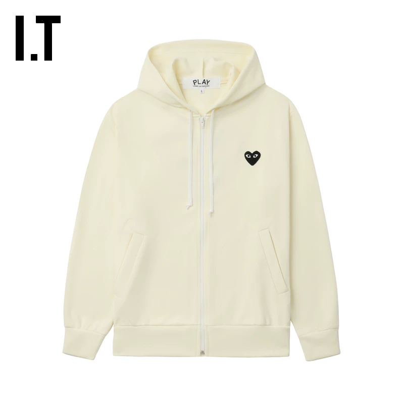 IT CDG PLAY COMME des GARCONS Kawakubo Rei парная худи с капюшоном молния куртка-толстовка внешний