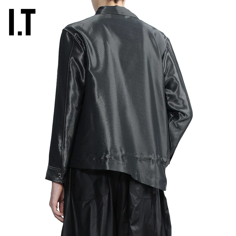IT CDG COMME des GARÇONS HOMME BLACK парный асимметричный наклонный пиджак