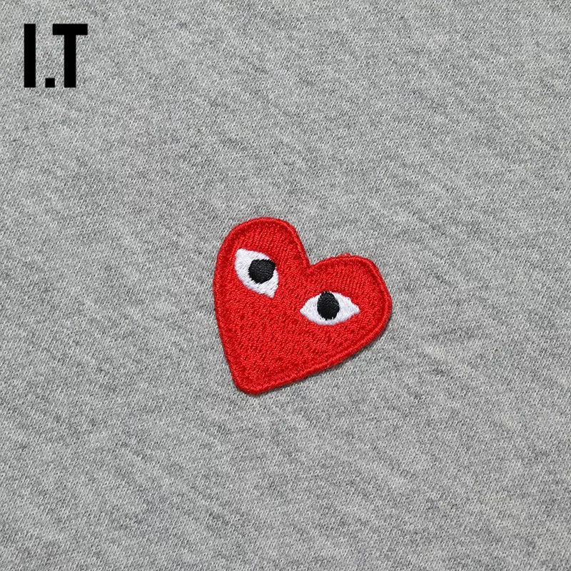 ИТ CDG PLAY COMME des GARÇONS Rei Kawakubo Женский худи с капюшоном и стежкой сердца