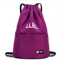 Drawstring backpack Mens and womens outdoor lightweight folding waterproof travel simple drawstring sports fitness bag