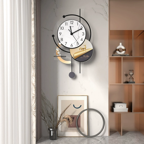 Современные модные креативные настенные часы, коллекция 2023, простой и элегантный дизайн