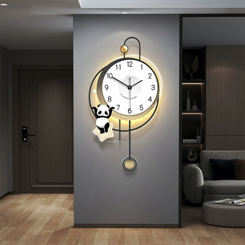 Midea 2024 Новая гостиная часы висячие часы современная простота атмосфера сеть красные тихие часы дома творческий стол