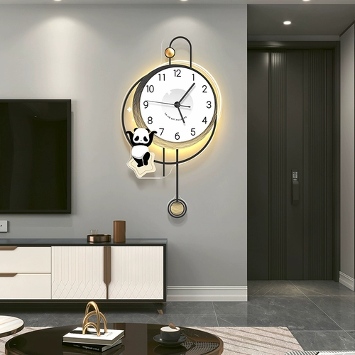 Midea 2024 Новая гостиная часы висячие часы современная простота атмосфера сеть красные тихие часы дома творческий стол