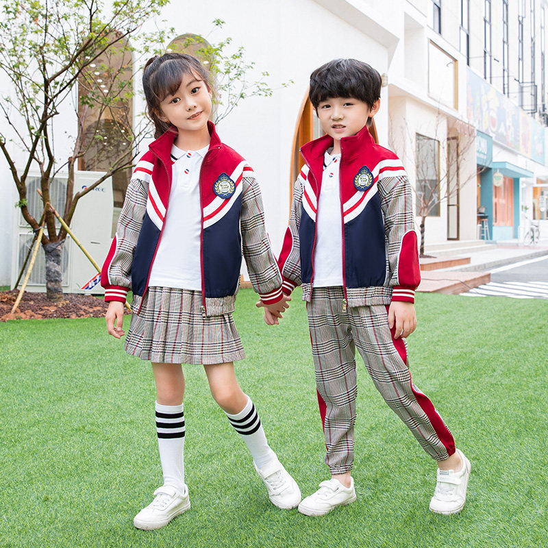Kindergarten uniforms, primary school uniforms, spring and autumn sportswear, autumn children's opening clothes, class clothes, college style suits
