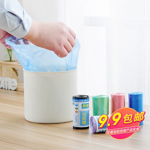 Маленький мусорный мешок, маленькое мусорное ведро, одноразовая пластиковая сумка для домашнего использования, увеличенная толщина