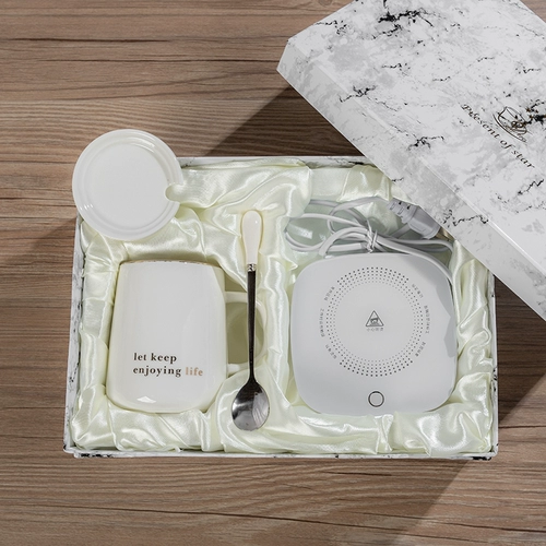 Керамический автоматический разогреватель, стакан, подарочная коробка для кормящих грудью, поддерживает постоянную температуру