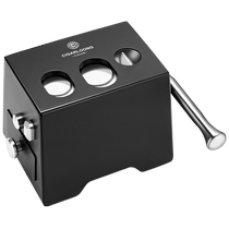 CigarKing desktop cigar cutter multi-color smooth sharp blade V-shaped cut stainless steel exquisite pattern table scissors