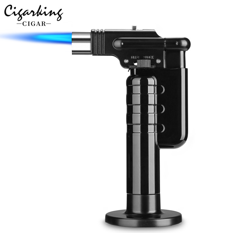 CigarKing cigar lighter windproof direct welding gun inflatable lighter desktop spray gun inflatable cigar gun